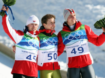 Podium - dua skocznia - Vancouver 2010
